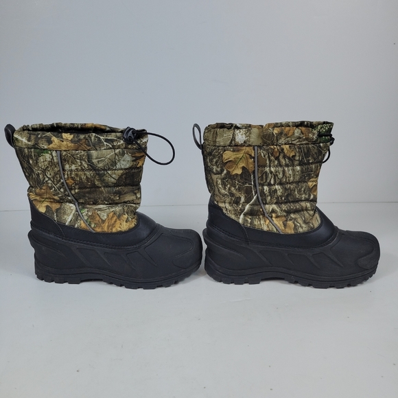 Itasca youth camo Hunting Snow Winter Boots Size 7 Excellent Used Condition - Picture 2 of 9